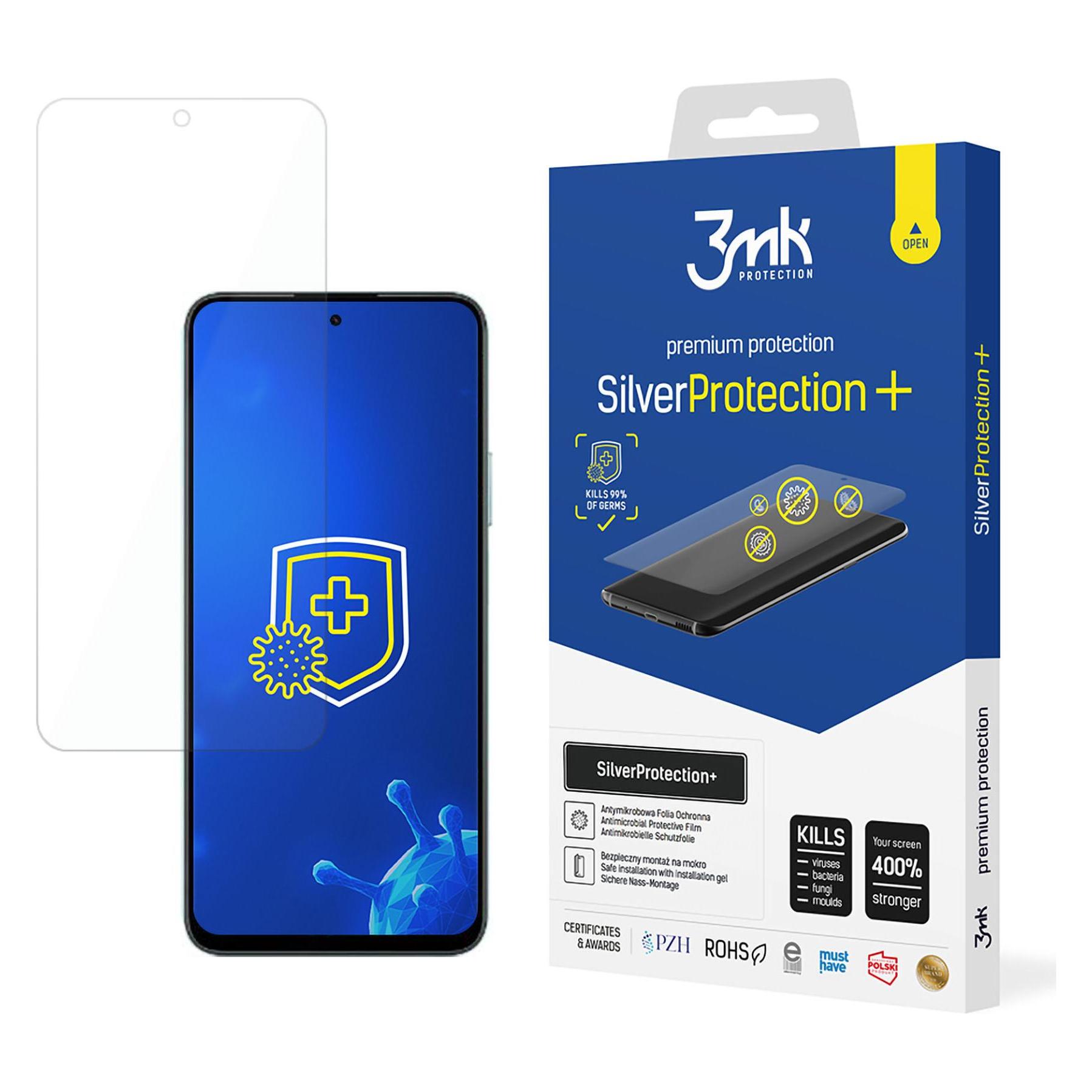 3MK SilverProtect+ Honor 90 Smart Folia antymikrobowa montowana na mokro (1 Stk., Honor 90 Smart) (W-3SPrtP-Ho901)