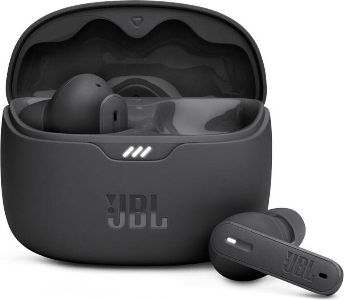 JBL Tune Beam True Wireless Stereo hoofdtelefoon met microfoon, zwart