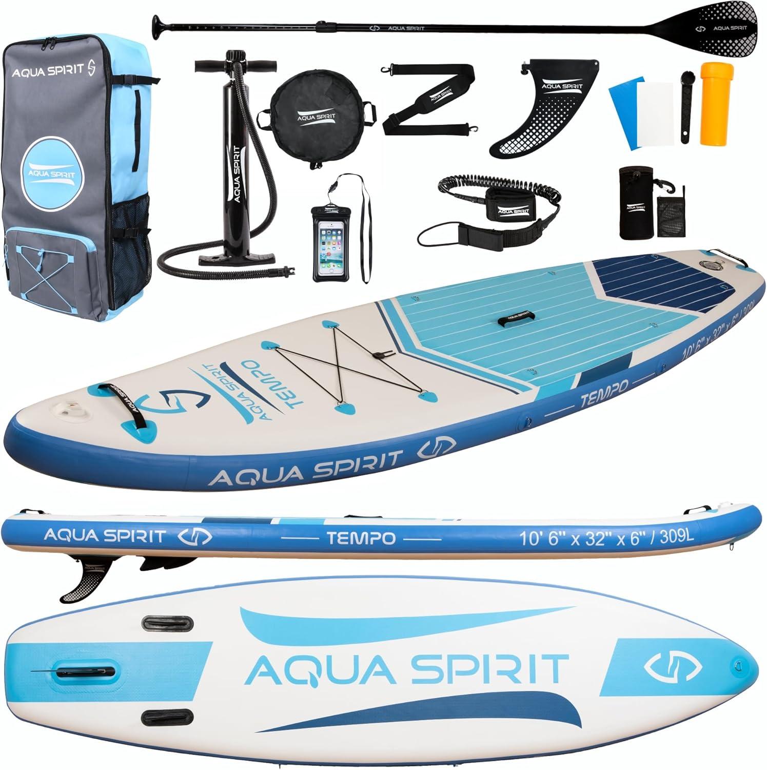 Aufblasbares Stand-Up-Paddleboard (SUP), 320x81x15 cm, Komplettset, für Erwachsene, maximales Gewicht: 120 kg