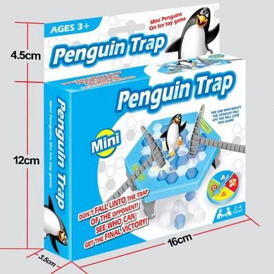 Inspire Curations Save The Penguin Ice Break Table Game Family Puzzle Challenge With Spinner mini
