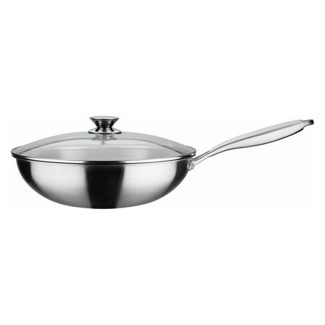 GSW Wok-Pfanne Schmorpfanne (Wok Pfanne, Edelstahl) (32546515)