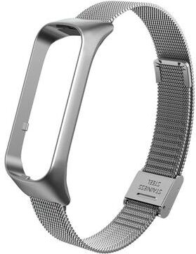 Uplift Picks Samsung Galaxy Fit2 Band Stainless Steel Smartwatch Strap Replacement Metal Wrist Band silver