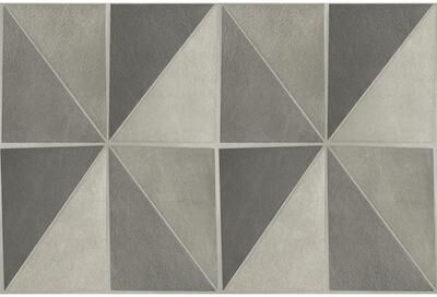 Seabrook Designs Preston Faux Leather Geometric Unpasted Wallpaper