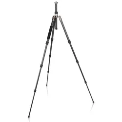 mantona Titanium Carbon (Carbon), Stativ, Grau