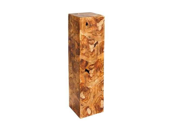 Deko- und Blumensäule „Tribal“ aus massivem Teakholz Natural Invicta Interiors