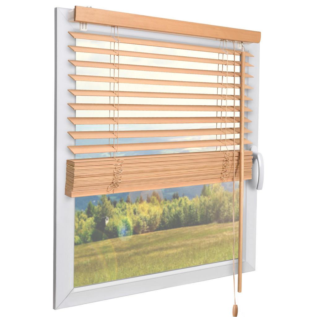 Sol Royal Holzjalousie, Natur, Holz, 40 cm, Wohntextilien, Rollos & Jalousien, Jalousien
