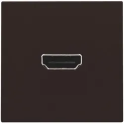 Niko Züblin 124-69417 Abdeckung mit HDMI zu HDMI Verbindung, dark brown coated 12469417