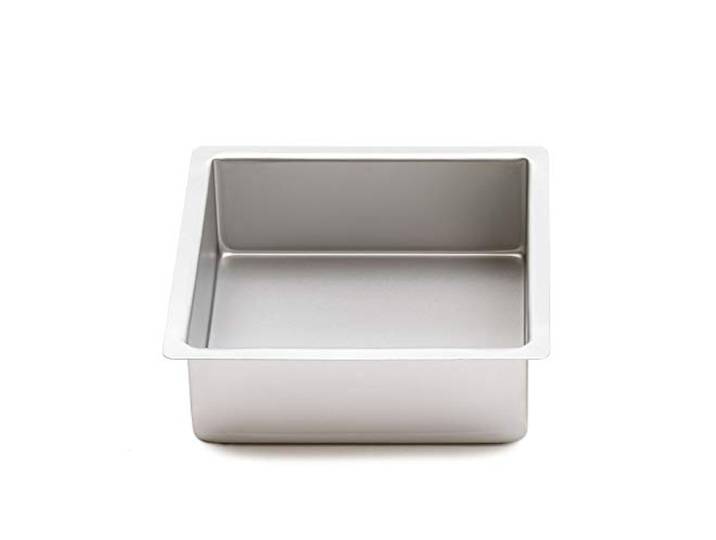 DECORA 0062642 professionele bakvorm vierkant van geanodiseerd aluminium cm 35 x 35 x 7,5