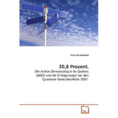 Blumenthal, I: 30,8 Prozent., Taschenbuch von Ineke Blumenthal, VDM, 978-3-639-11736-3