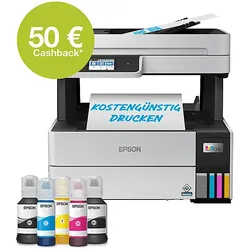 EPSON EcoTank ET-5150 - nachfüllbarer 3-in-1 Tintentankdrucker inkl. Tinte, ADF, Duplex, WiFi, netzwerkfähig Multifunktionsdrucker