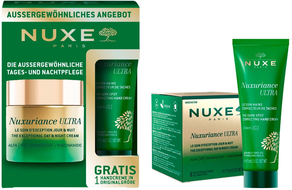 150ml NUXE Nuxuriance Boxset (Gesichtscreme 75ml + Handcreme 75ml)