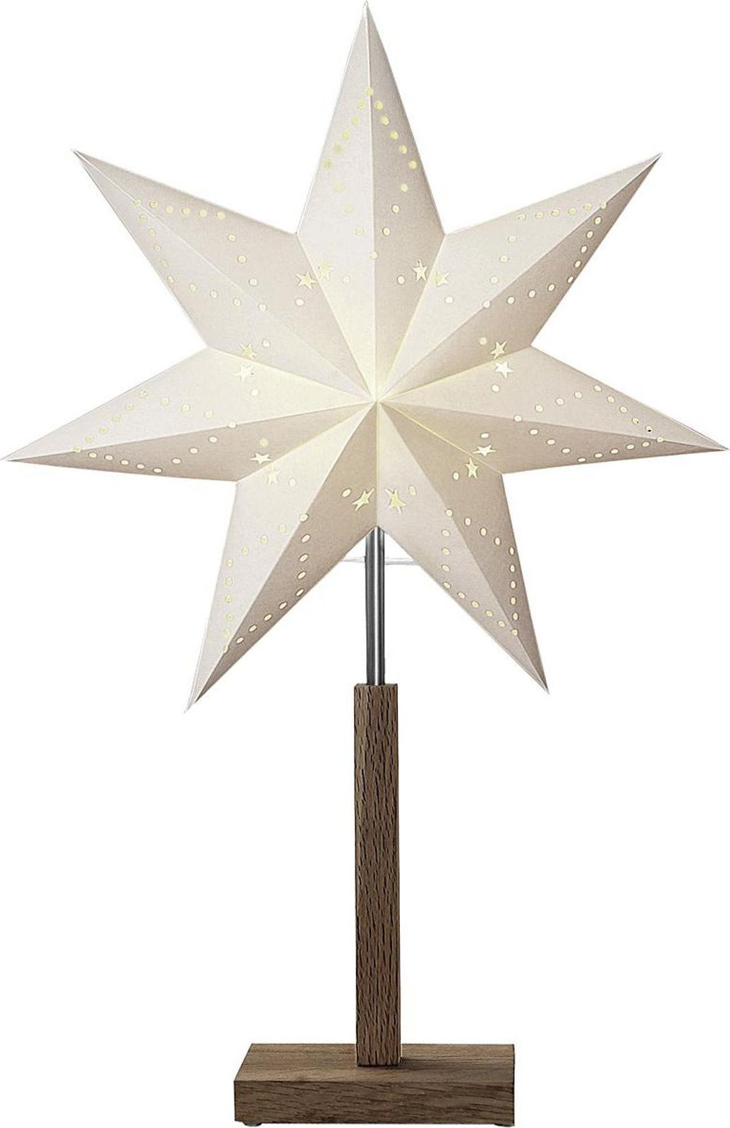 Star Trading Vloerlamp Karo Mini bruin/beige