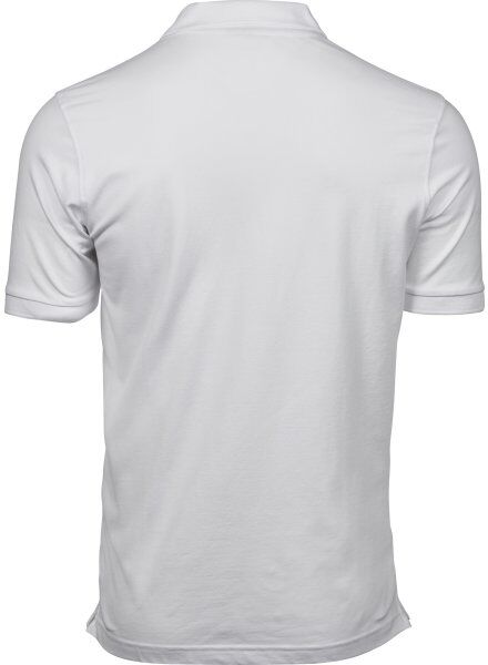 Tee Jays Luxury Stretch Polo, Hvid, Str. 4xl