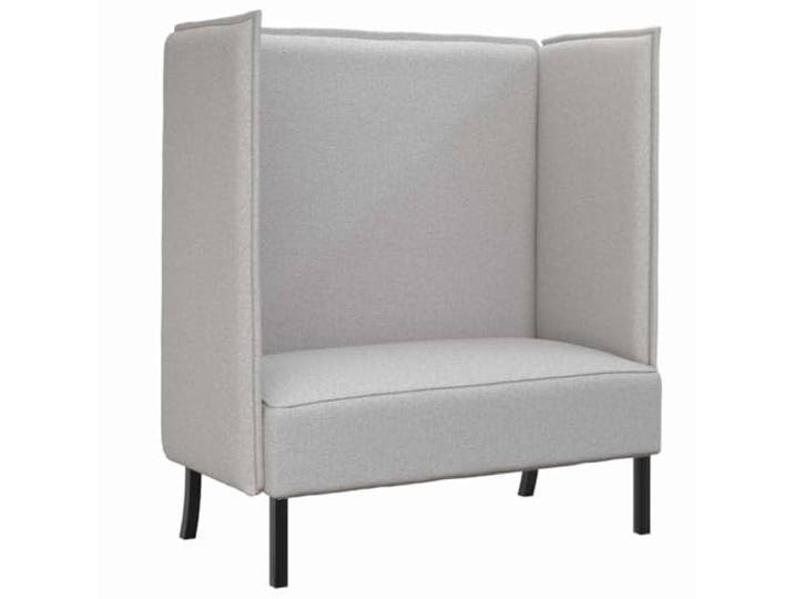 GHVBNMF 2-Sitzer Sofa mit Hoher Rückenlehne Wolkengrau 109x56x121 cm Kompakte 2-Sitzer Couch mit hoher Rückenlehne für akustischen Sichtschutz in Büro, Lobby und Co-Working-Space.