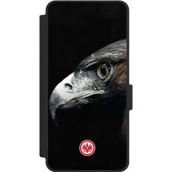 Nivocase Klapphülle für Samsung Galaxy S26 Handyhülle aus Kunst Leder NIVOflip schwarz Europameisterschaft (Samsung Galaxy S26), Smartphone Hülle, Schwarz