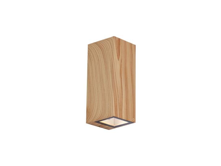 Applique Murale Scandinave Bois 2 Lampes GU10 70mm IP54 - Baleno