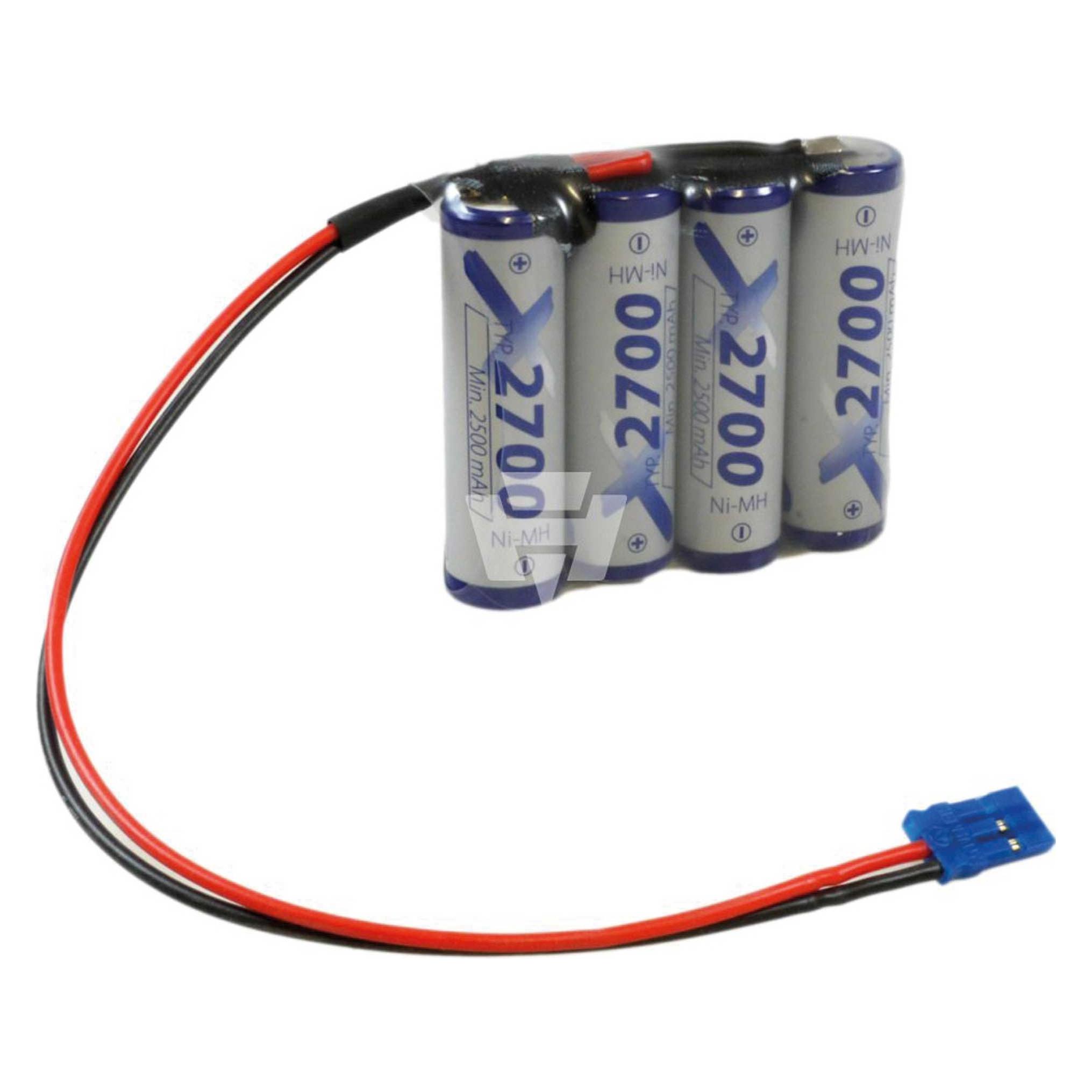 XCell empfänger akku 2700 mah 4,8 volt reihe (2700 mAh, 4.80 V) (126874)