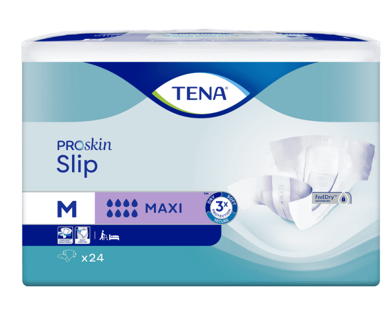 Tena Proskin Slip Maxi Medium - 6 paquets de 24 protections