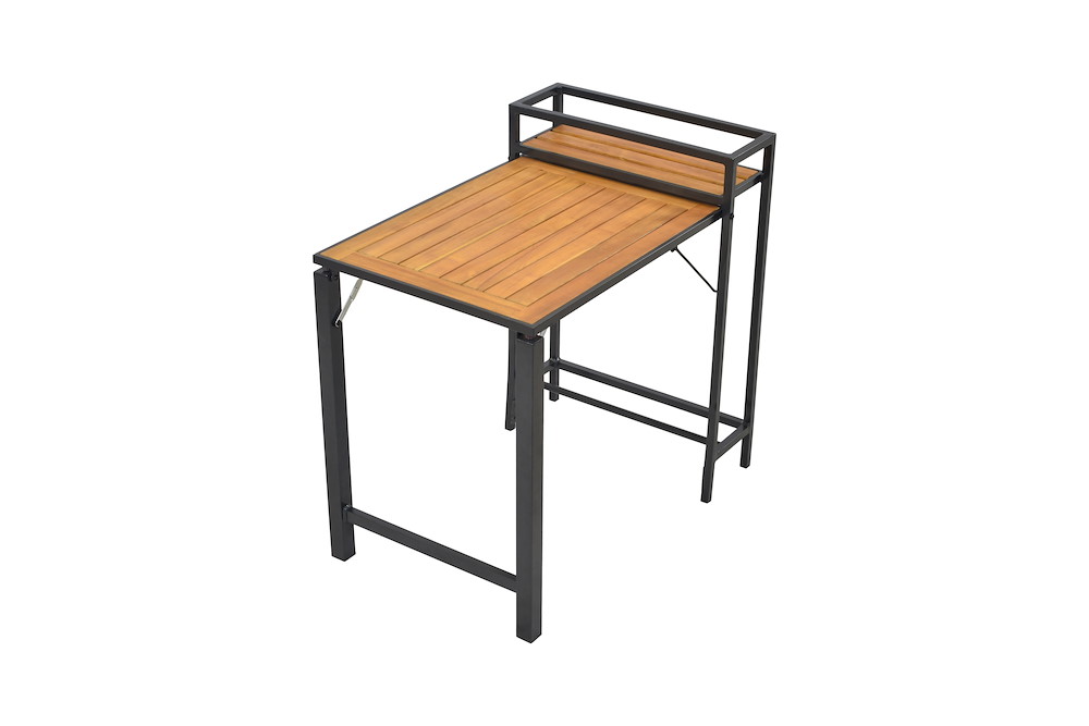 MERXXHANDELS Santorin Balkonklapptisch Aluminium/Akazie 16946252