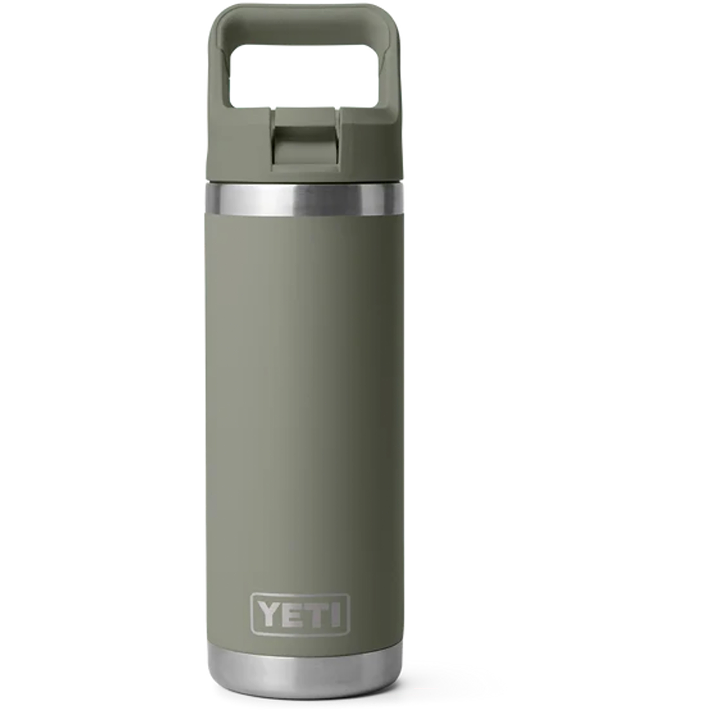 Yeti Rambler 18oz Colour Straw Isolierflasche Isolierflaschen pampa light green Größe 532ml Lifestyle | Reise