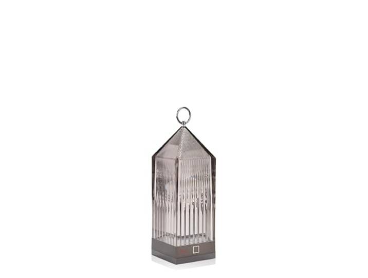Kartell Lantern\, Lampe de Table\, Fumé\, avec Variateur de Lumière