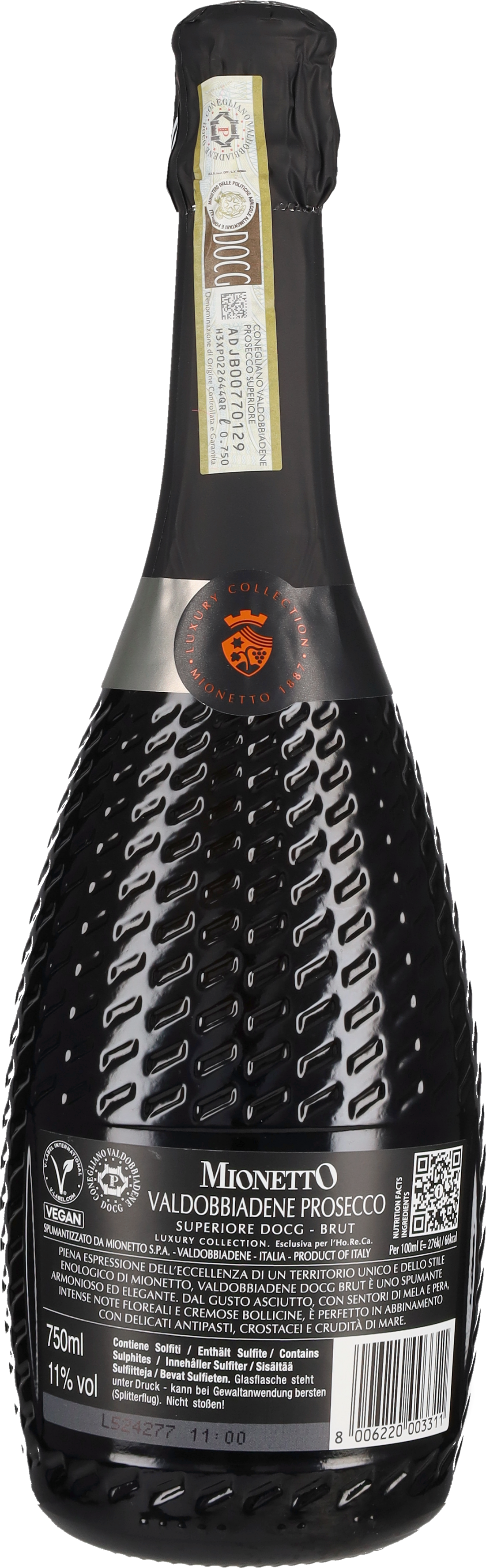 Mionetto Prosecco di Valdobbiadene Superiore Brut Luxury