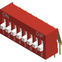Diptronics NDA-12V NDA-12V DIP-Schalter Polzahl 12 Right Angle 1 St.