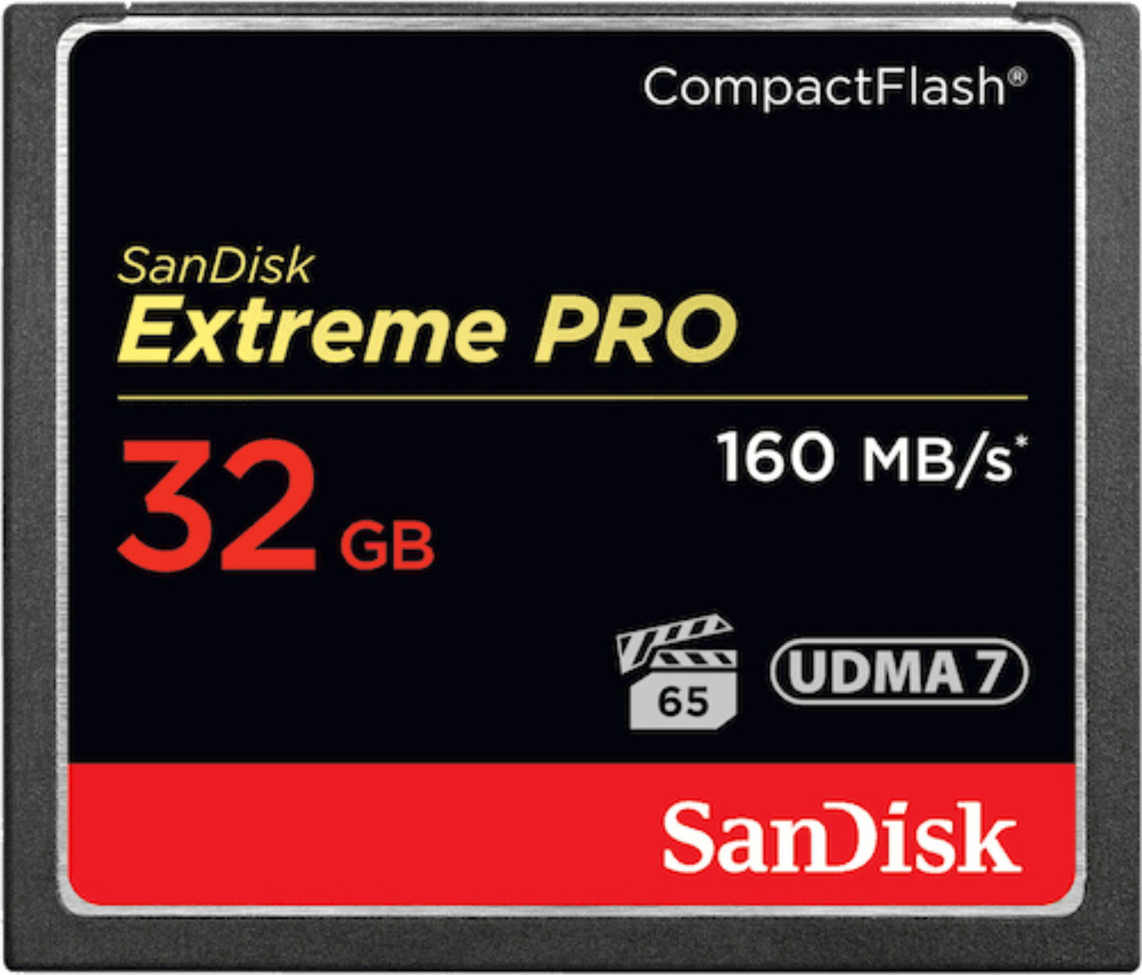 SanDisk Extreme Pro CompactFlash (CF) 32GB met 160MB/s snelheid