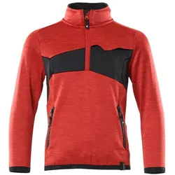 MASCOT Fleecepullover für Kinder ACCELERATE Verkehrsrot / Schwarz 152 - 18903-316-20209-152 - Verkehrsrot / Schwarz