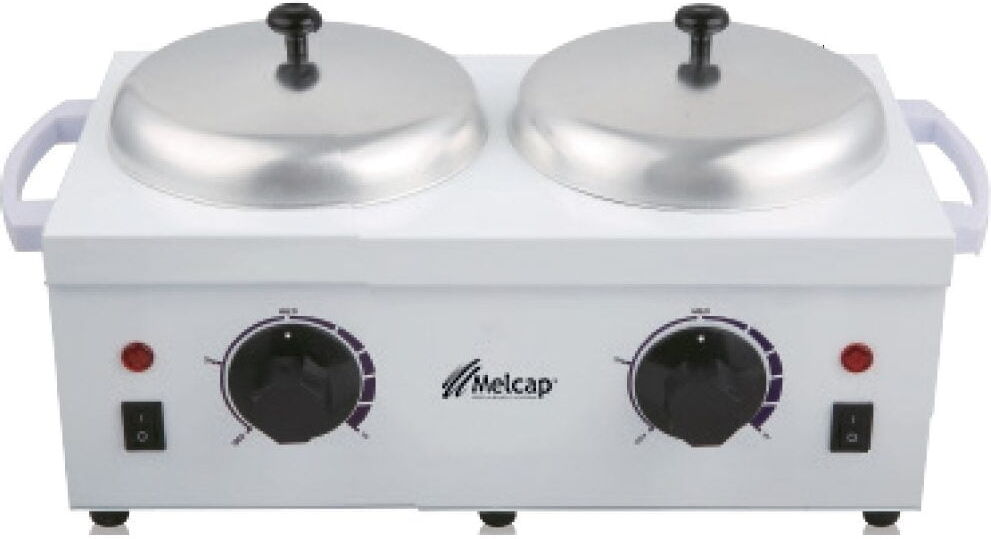 FORNELLO SCALDACERA DOPPIO PROFESSIONALE MELCAP PER BARATTOLI DA 400ML PRO 2