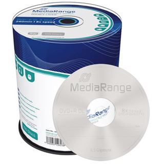 MediaRange DVD+R 8,5GB DL 8x(100) DVD DL Cake, Kapazität: 8,5GB