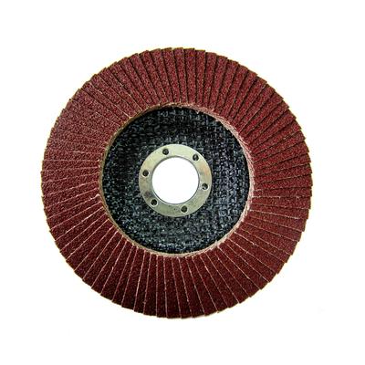 Vago-Tools 5x Fächerschleifscheiben 125mm konisch P36 Braun