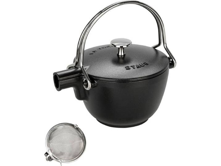 Staub Kaffeeservice Teekanne 1,15 L Gusseisen, rund, Gusseisen