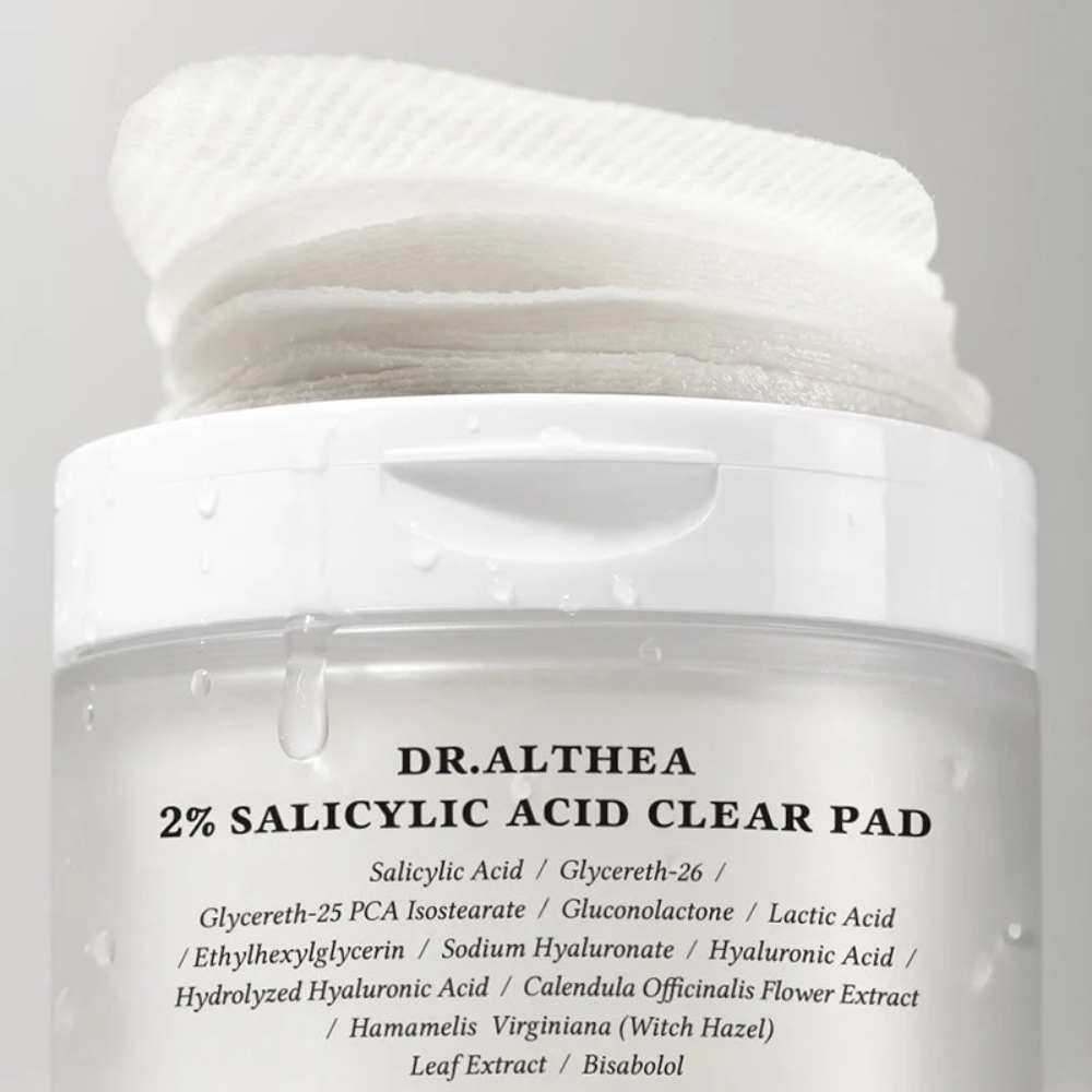 Dr. Althea 2% Salicylic Acid Clear Tonic Pad 65&nbsp;un.