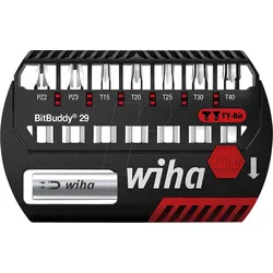 WIHA 42139 - Bit-Satz BitBuddy, 8-teilig gemischt, 29 mm, TY-Bit