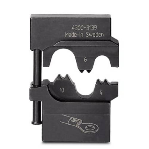 Phoenix Contact CRIMPFOX-M RC 10/DIE 1212077 Crimpgesenk Unisolierte Kabelschuhe 4 bis 10 mm² Passend für Marke (Zangen) Phoenix Contact 469547