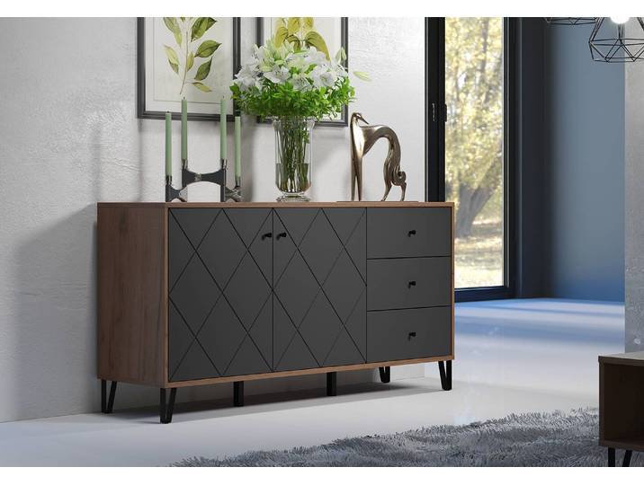 Sideboard Montez 183cm Braun