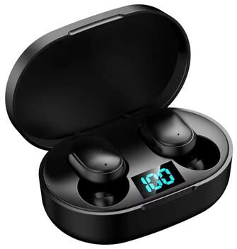 Uplifted Trends Ambient Aware TWS Wireless Earbuds With Transparency Mode black