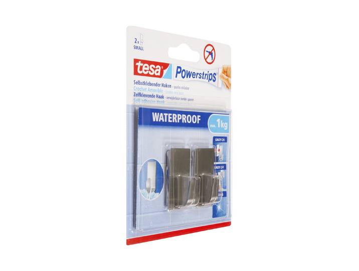 Tesa Powerstrips Waterproof Haken Small 2 Stück
