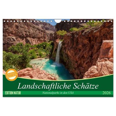 Landschaftliche Schätze (Wandkalender 2026 DIN A4 quer), CALVENDO Monatskalender