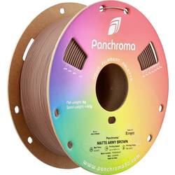 Polymaker CA04009 Panchroma™ Matte Filament PLA Matt, geringerer Kunststoffgehalt 1.75 mm 1000 g Army Brown, Braun 1 St.