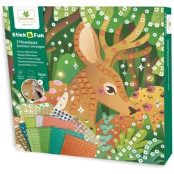 Sycomore Stick'N Fun Pm Mosaiques Animaux Sauvages (Fr-De-It)