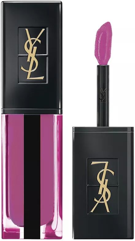 YSL - Water Stain Lip Stain, Vernis Lèvres Vinyl, 6 ml, VIVD VIOLET BATH