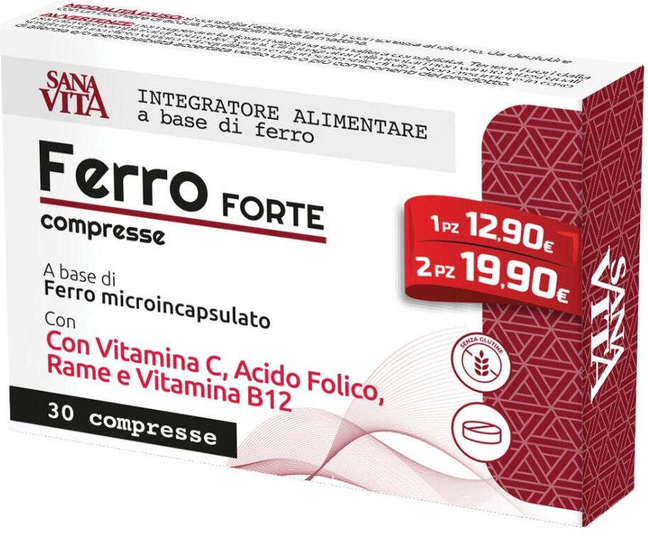 PALADIN PHARMA SpA Paladin Pharma, Ferro Forte, 30 Compresse