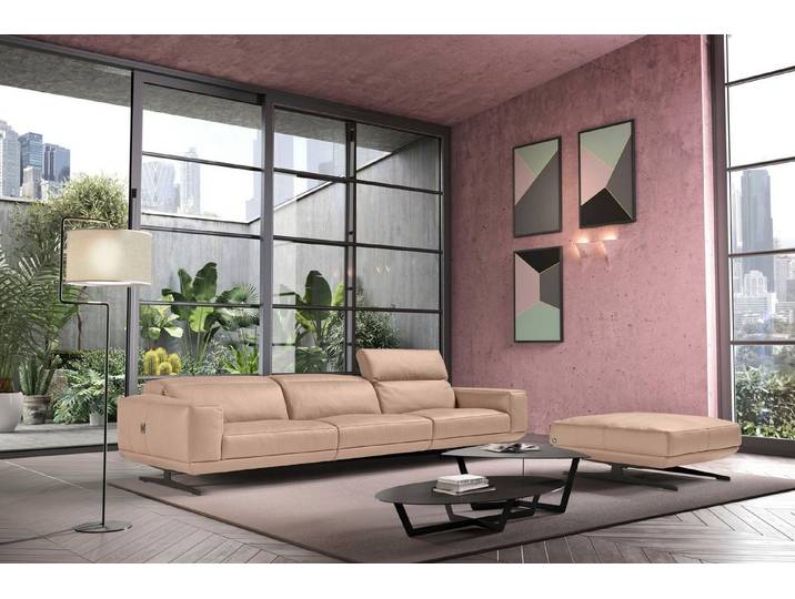 Egoitaliano 3-Sitzer Gloria, super bequem, hochwertige Verarbeitung, edles Design, Megasofa, beidseitig verstellbare Rückenelemente, mit Designmetallfüßen