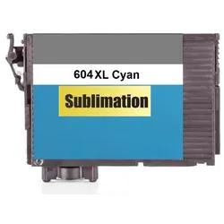 Sublimationstintenpatrone wie Epson 604XL cyan