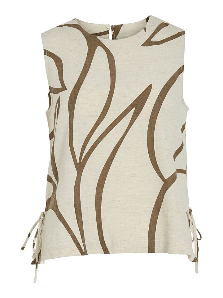 Vila Top "Viprisilla" in Beige - 38
