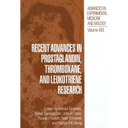 Recent Advances in Prostaglandin, Thromboxane, and Leukotriene Research, Fachbücher