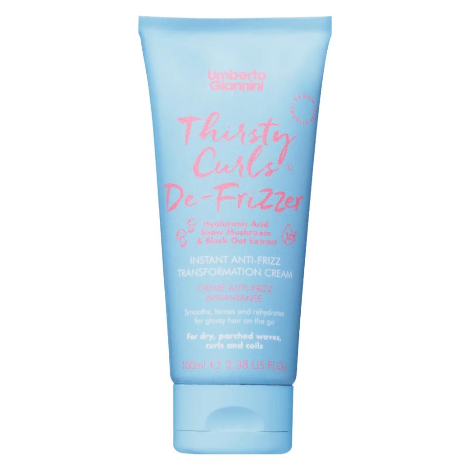 Umberto Giannini Thirsty Curls De-Frizzer Instant Anti-Frizz Transformation Cream 100ml (Haarcreme, 100 ml) (U235)