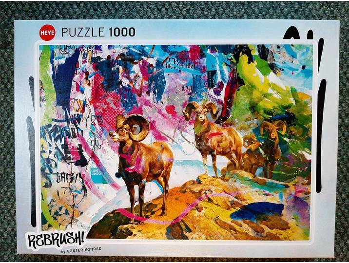 Heye Puzzel Big Horns 1000 - Puzzelstukjes - Hoge kwaliteit - Meerkleurig